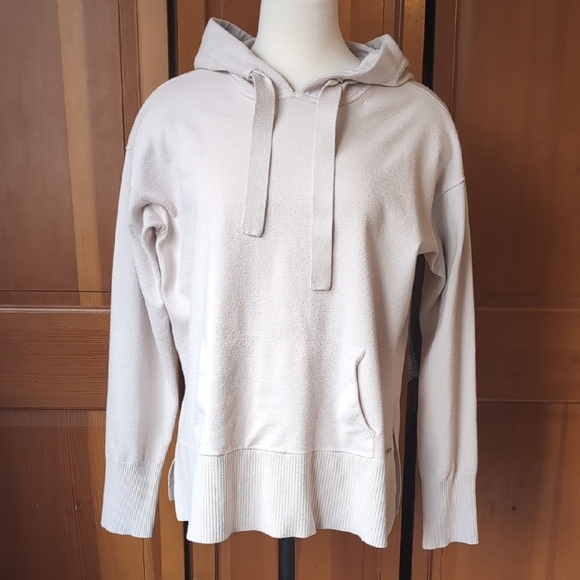 Beige Hooded Sweatshirt - Picture 1 of 5